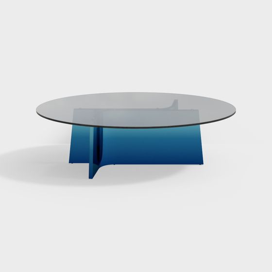 Luminous Round Table 3D model