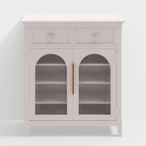 Elegant Storage Cabinet 3D model for Modern Interiors