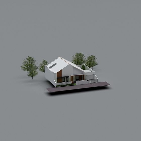 Urban Oasis Modern Residential 3D model