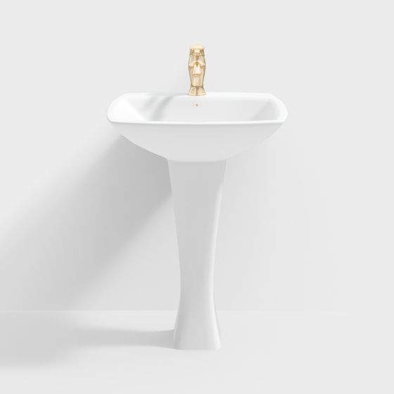 Elegant Bathroom Sink 3D model
