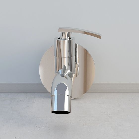 Sleek Modern Faucet 3D model