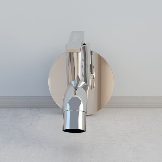 Urban Elegance Faucet 3D model for Contemporary Spaces