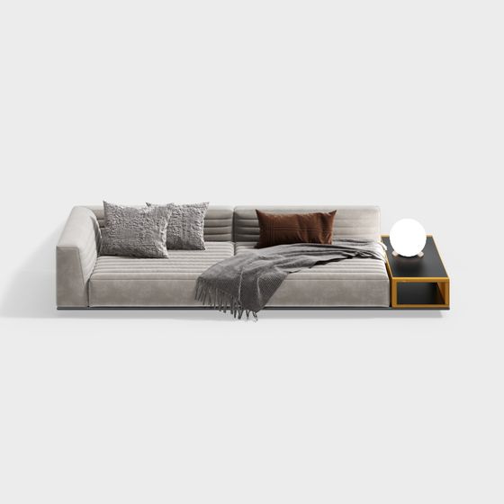 Elegant Modern 3D Sofa Model for Home Design