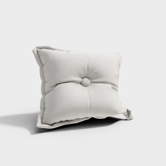 Minimalist Low-Poly Pillow 3D model