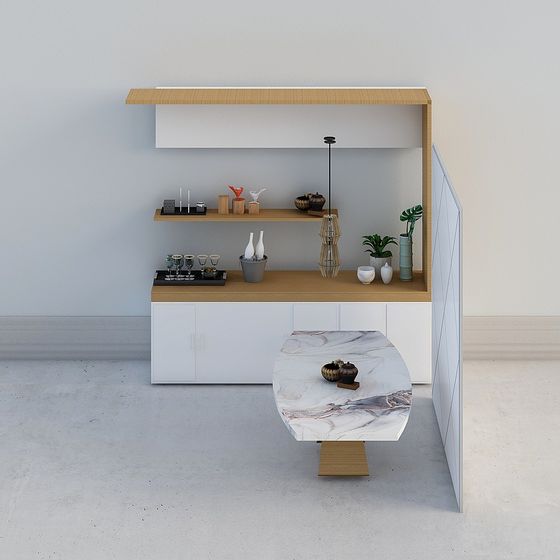 Urban Living Room Corner 3D model