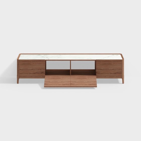 Urban Living Room TV Cabinet 3D model