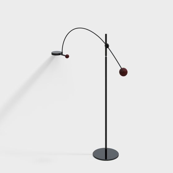Abstract Design Floor Lamp 3D model