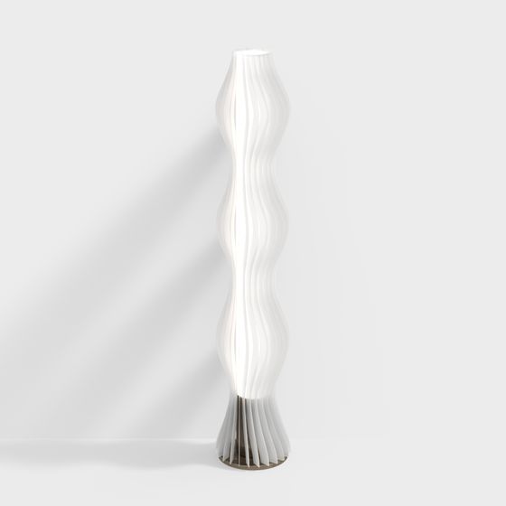 Streamlined Lamp Post 3D model