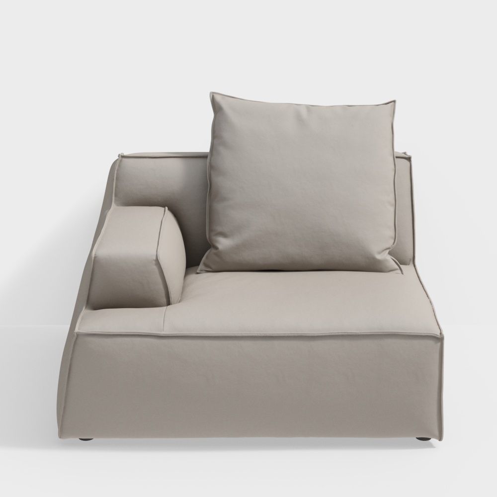 Ghế đơn có tay vịn sofa bốn chỗ M-6066