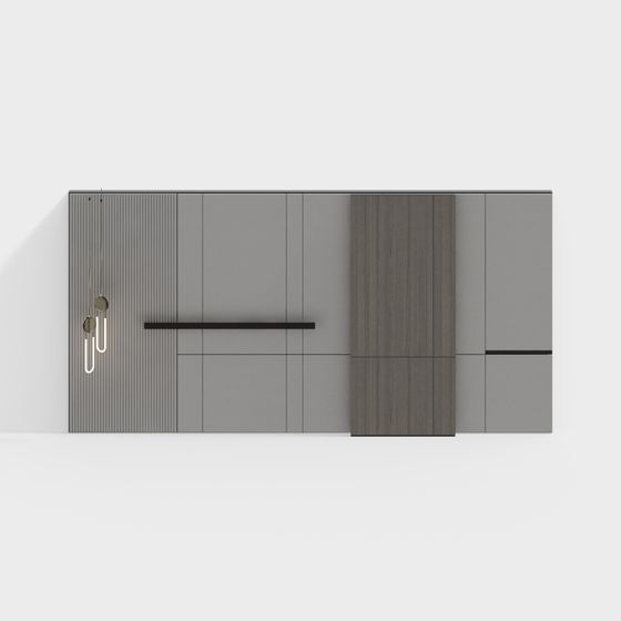 Minimalist High-Detail Door 3D model