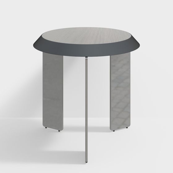 Low-Poly Round Table 3D model Design