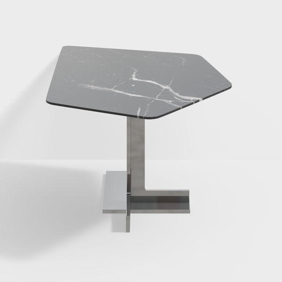 Urban Corner Coffee Table 3D model for Modern Spaces