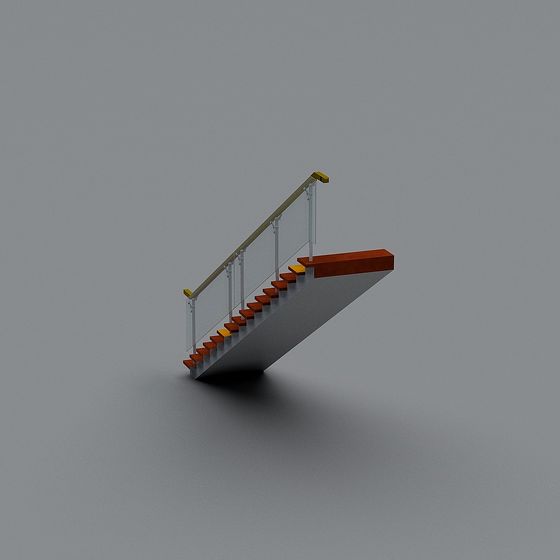 Urban Staircase 3D model for Modern Design