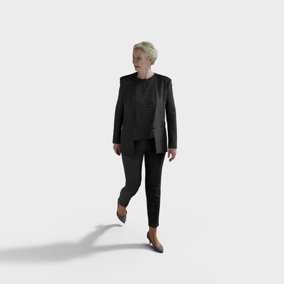 Urban Beauty Low-Poly 3D Model