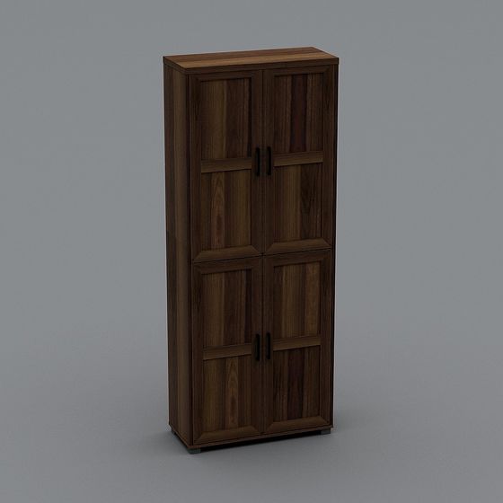 Modern Minimalist Storage Cabinet 3D model