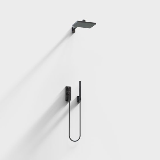 Basin de douche mural caché