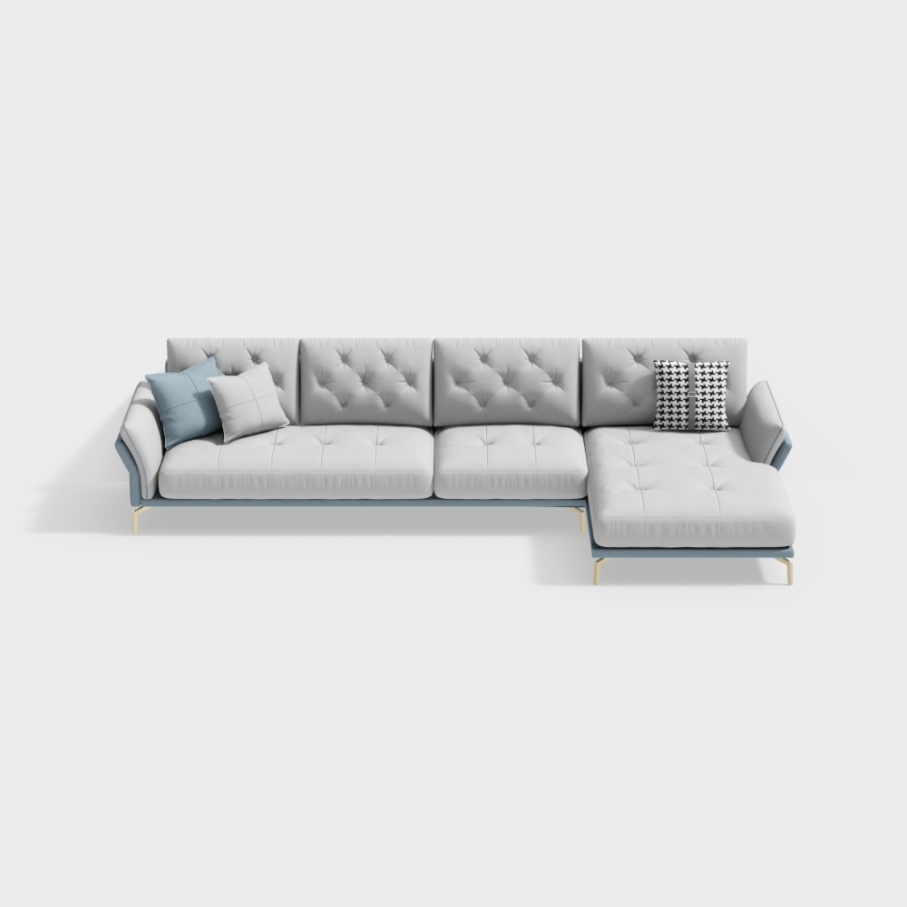 싱글 + 더블 + 왼쪽 비싼 소파 - BSVS007K