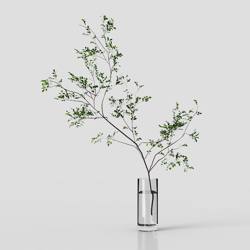 Vibrant 3D Plant Model for Creative Design
