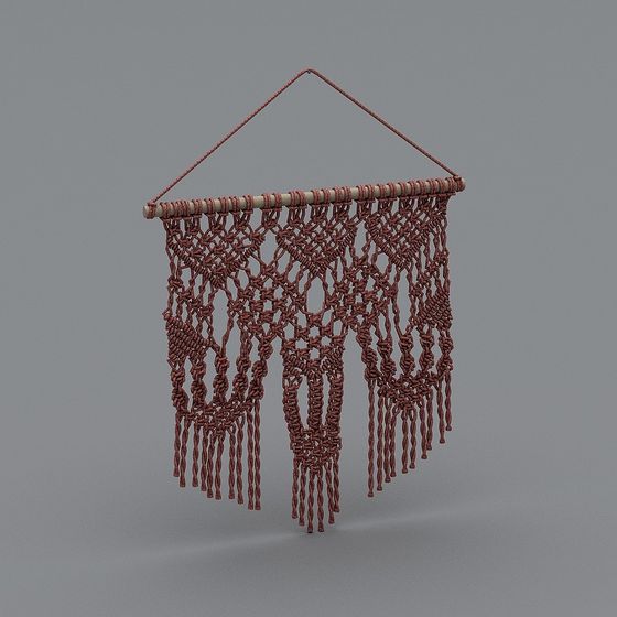 Stunning Woven Ornament 3D Model