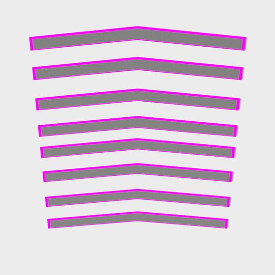 Neon Corridor 3D model