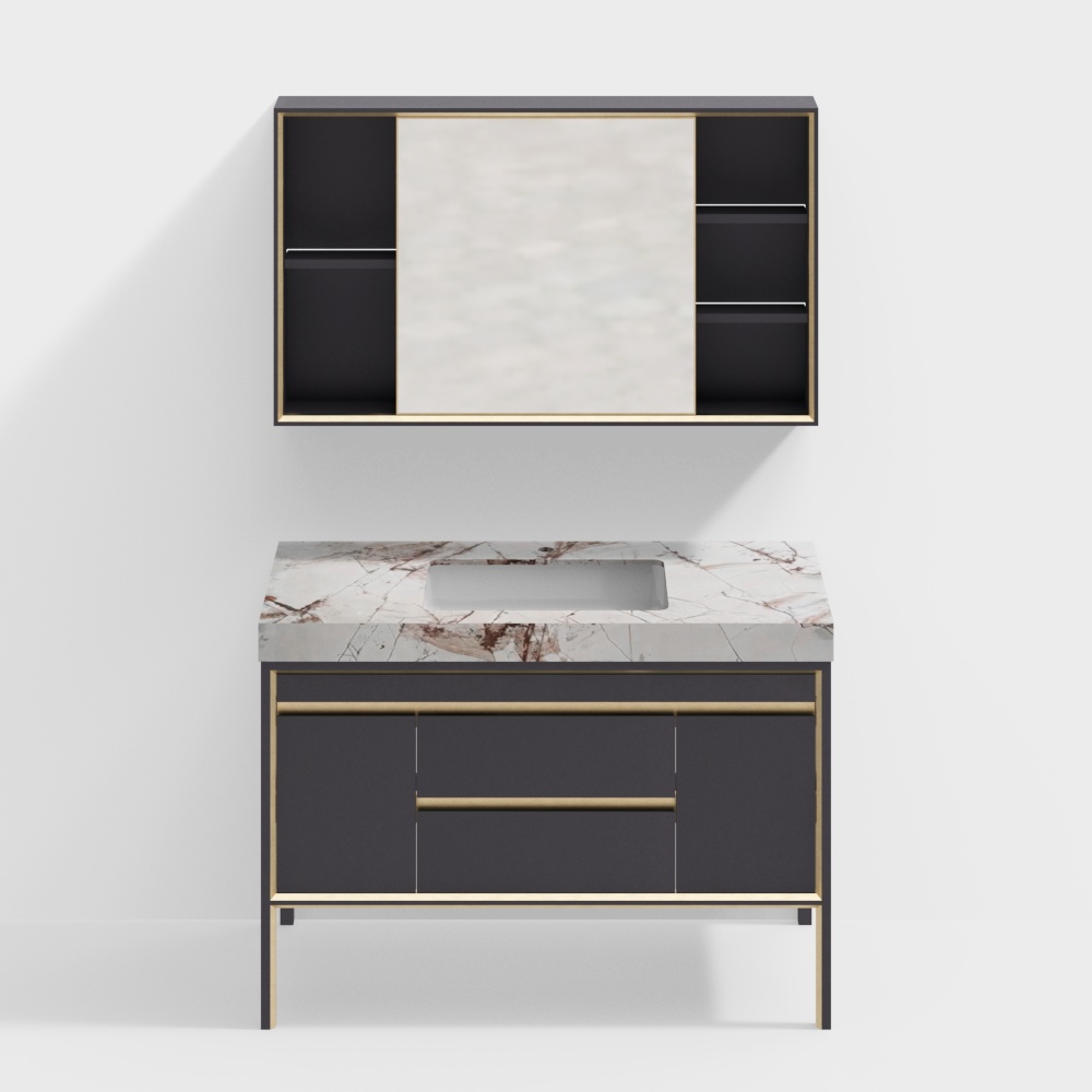 Bathroom Cabinet combined bathroom Cabinet