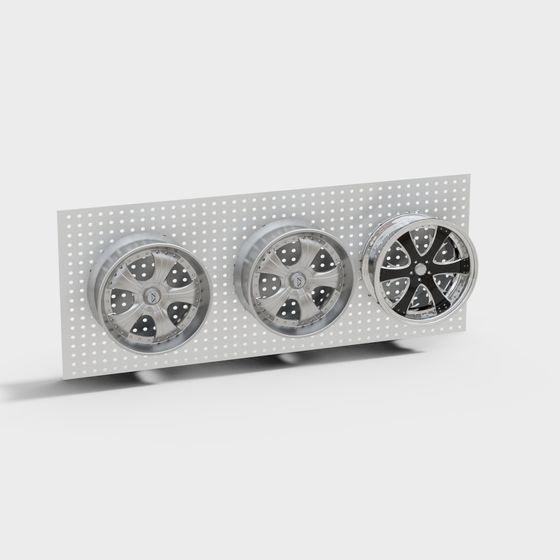 Futuristic Low-Poly Hub 3D model