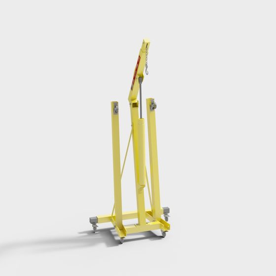 Industrial Aesthetic Mobile Lift 3D model