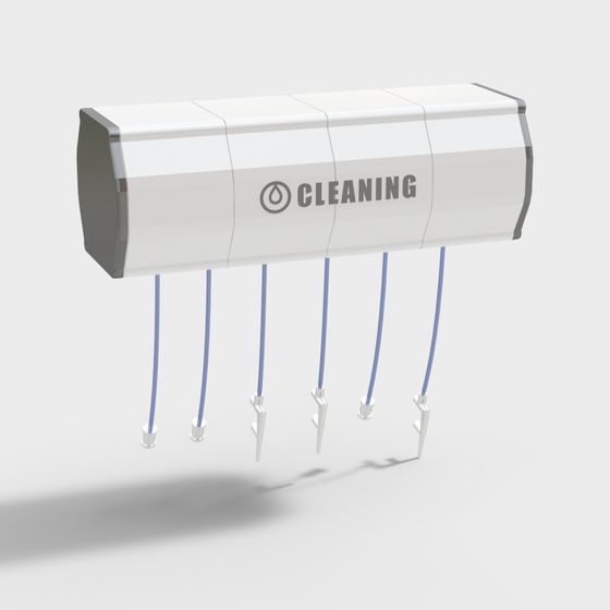 Futuristic Cleaning Station 3D model