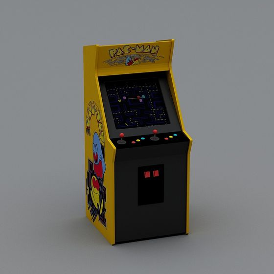 Pac-Man Arcade Machine 3D model