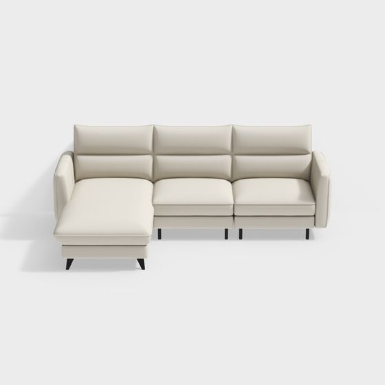 Modern Minimalist Sofa 3D model