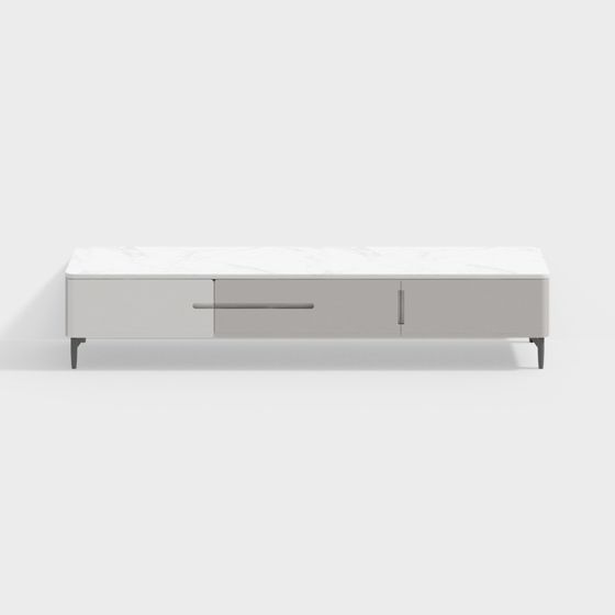Modern Minimalist TV Cabinet 3D model