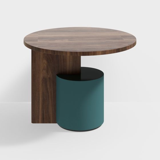Stylish Round Table 3D model for Modern Aesthetics