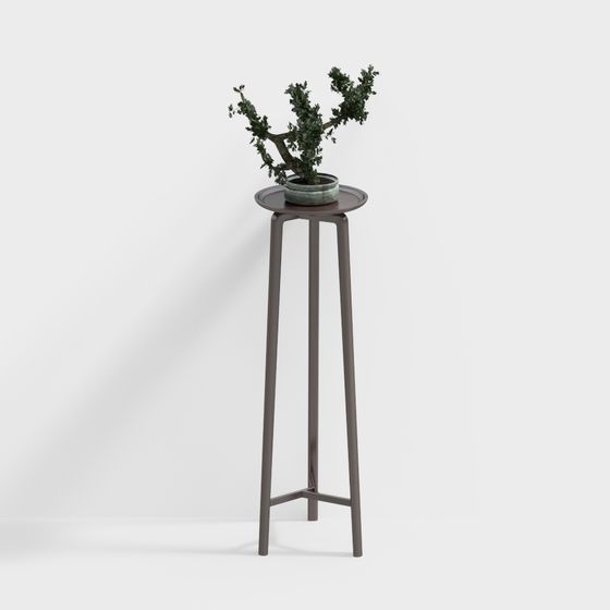 Elegant Flower Stand 3D model