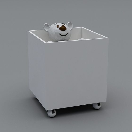 Playful Storage Cart 3D model