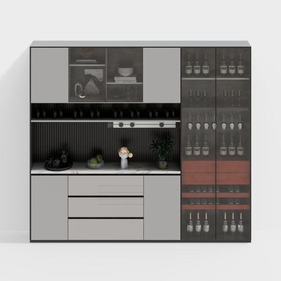 Urban Wine Cabinet 3D model