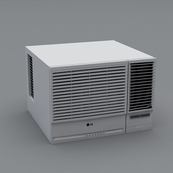 Modern LG Air Conditioner 3D Model for Creative Projects
