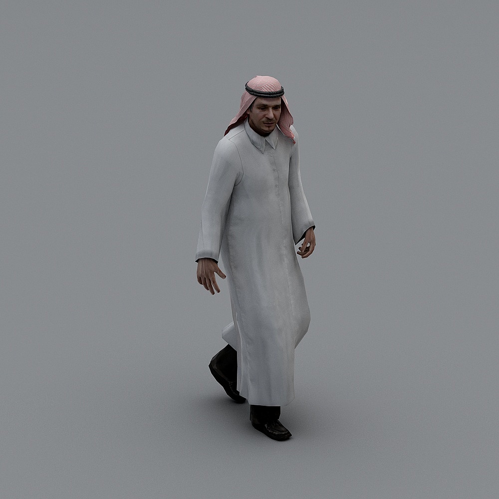 Middle Eastern Wanderer 3D model