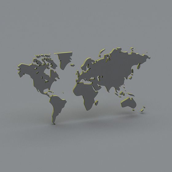 Fragmented World 3D model