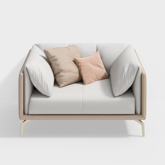 Urban Comfort 3D model Sofa for Modern Interiors