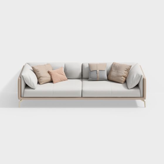 Urban Comfort Sofa 3D model