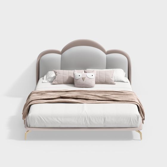 Cloud Bed 3D model for Modern Home Design