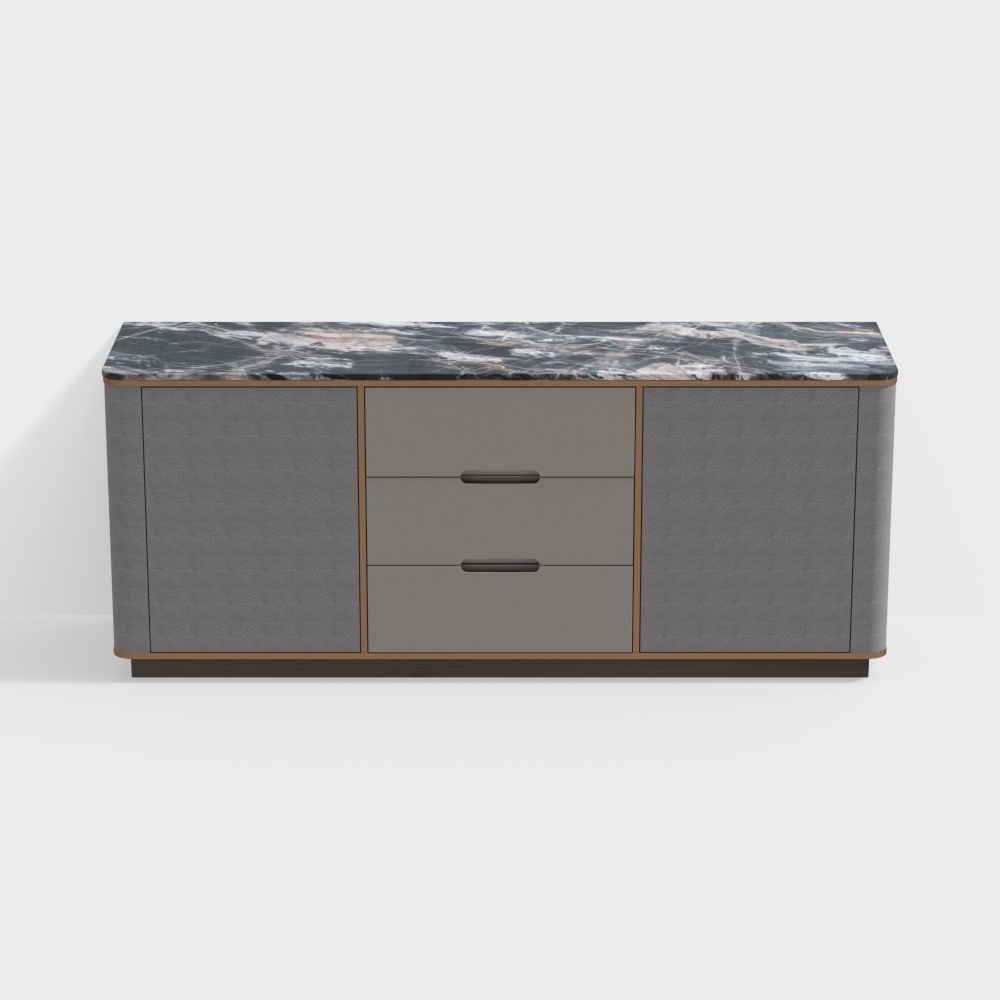Urban Minimalist TV Cabinet 3D model