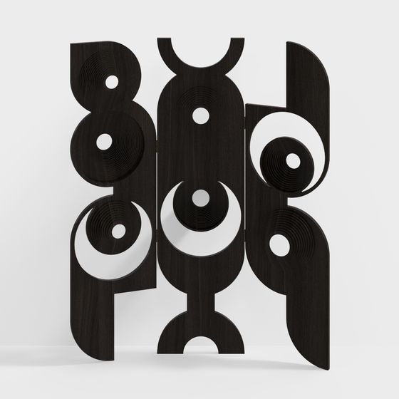 Abstract Screen Partition 3D model