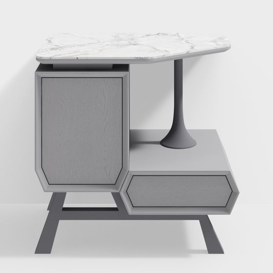 Minimalist Side Table 3D model