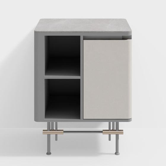 Urban Storage Cabinet 3D model for Modern Spaces