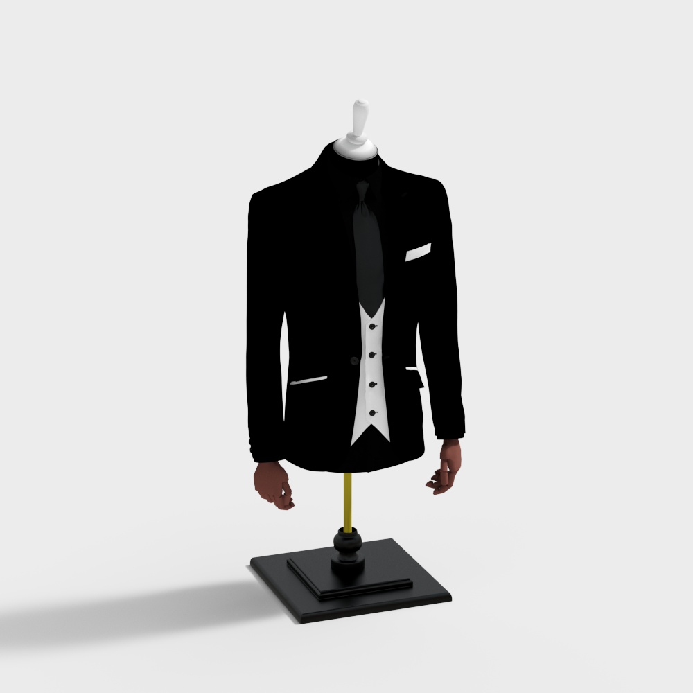 men's suit model