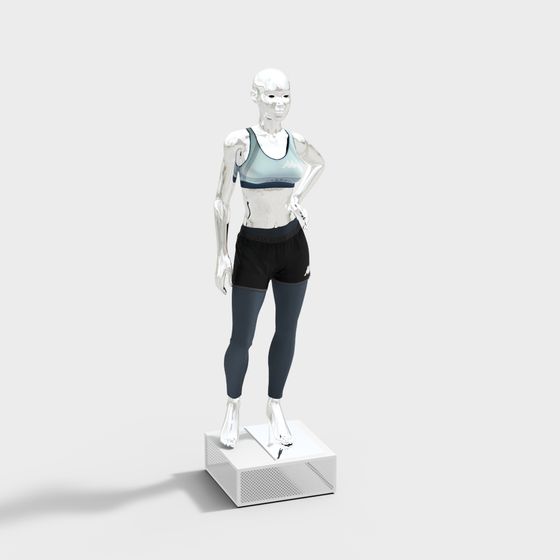 Future Female 3D model for Limitless Creativity