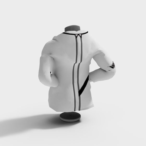 Futuristic Laboratory Low-Poly 3D model