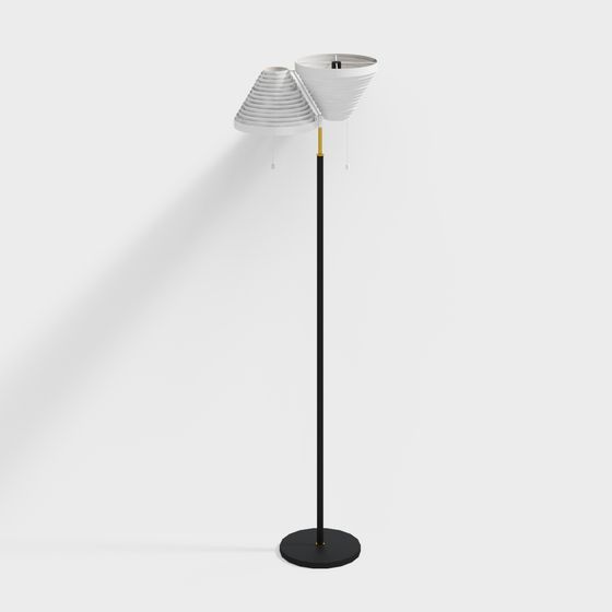 Elegant Origami Lamp 3D model for Modern Interiors