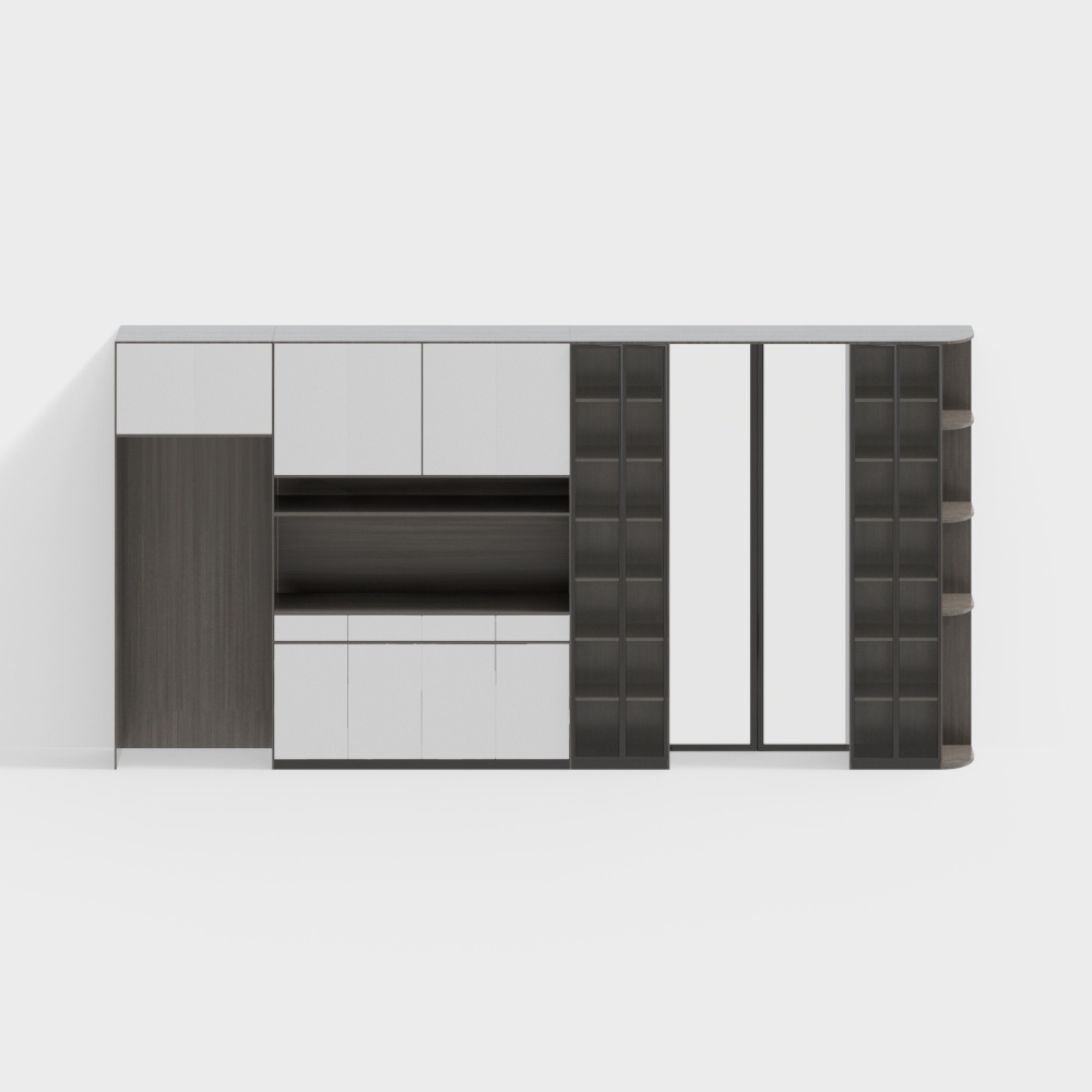 Urban Bookshelf 3D model